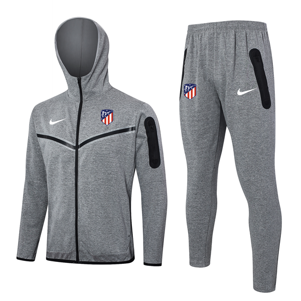 Chandal Con Capucha Atletico Madrid 2024/2025 Gris 3